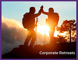 corporate retreat group ski package deals